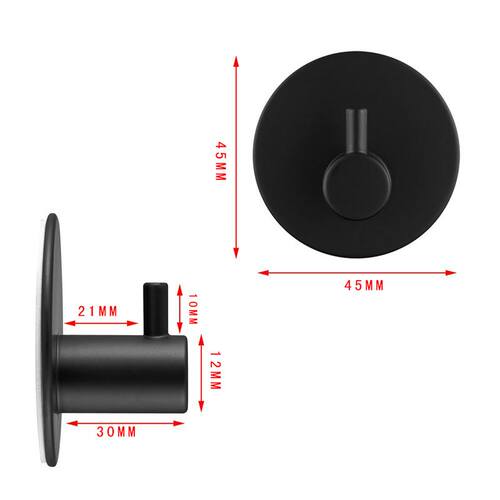 3M Sticker Adhesive Stainless Steel Wall Mount Holder Hook 1
