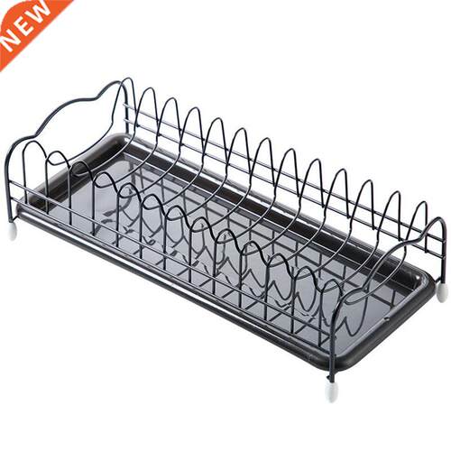 Kitchen Dish Drying Rack Holder with Tray Tableware Storage