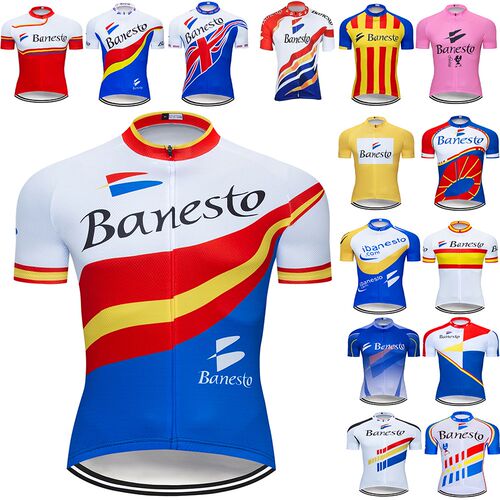 NEW 2020 Banesto team pro cycling jersey MTB Ropa Ciclismo m
