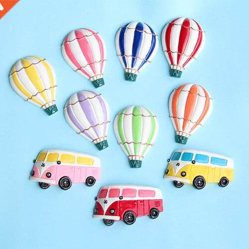 Fridge Magnet Bus Balloon Shape Refrigerator Magnet Souvenir