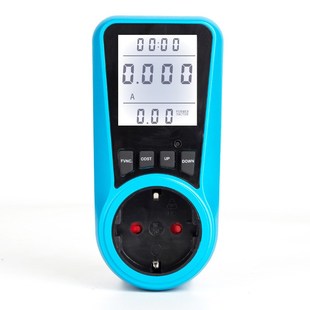 French backlight power metering socket power monitor intelli