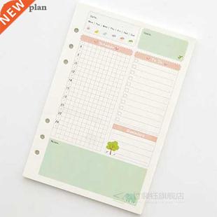 A5 A6 Notebook Refill Filler Papers Spiral Binder Planner In