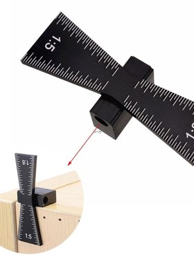 Swallow Tail Dovetail Marker Aluminum Alloy Hand Cut Wood Jo