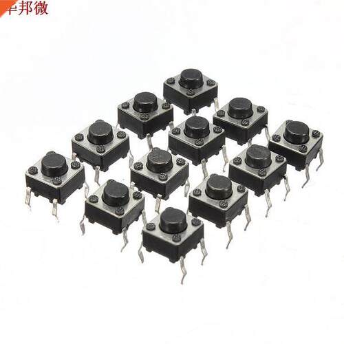 100pcs DC 12V 50mA Mini Micro Momentary Tactile Touch-Switch