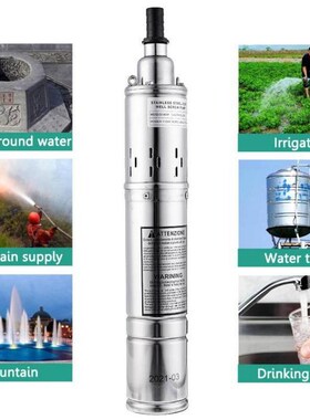 1100W 220V High Lift 60m Submersible Deep Well Pump  for Gar