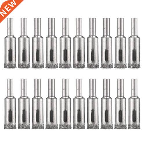 20 Pcs 1/2 Inch Diamond Drill Bits Diamond Hole Saws Hollow