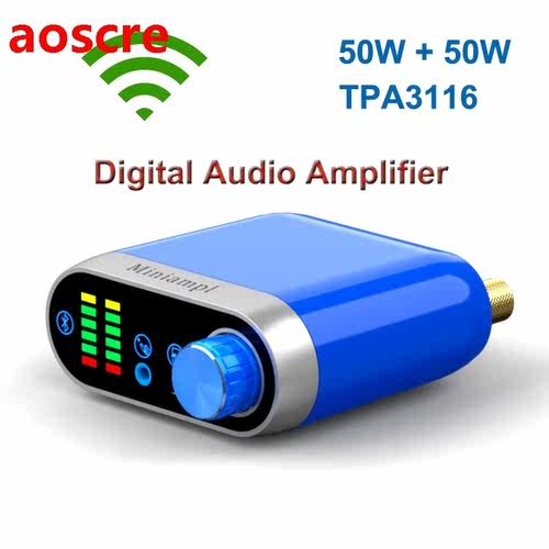 2*50W Bluetooth-Compatible TPA3116 Digital Power Audio Ampli