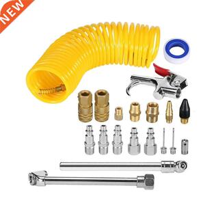 20 pcs air compressor accessories kit contains various usefu