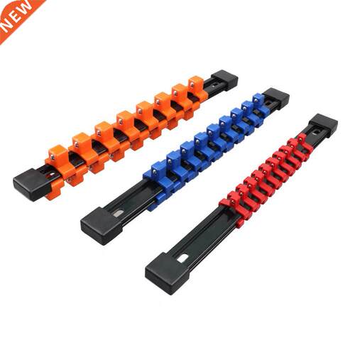 PCS Socket Wrenchs Organize Holder Mountable Sliding Holder