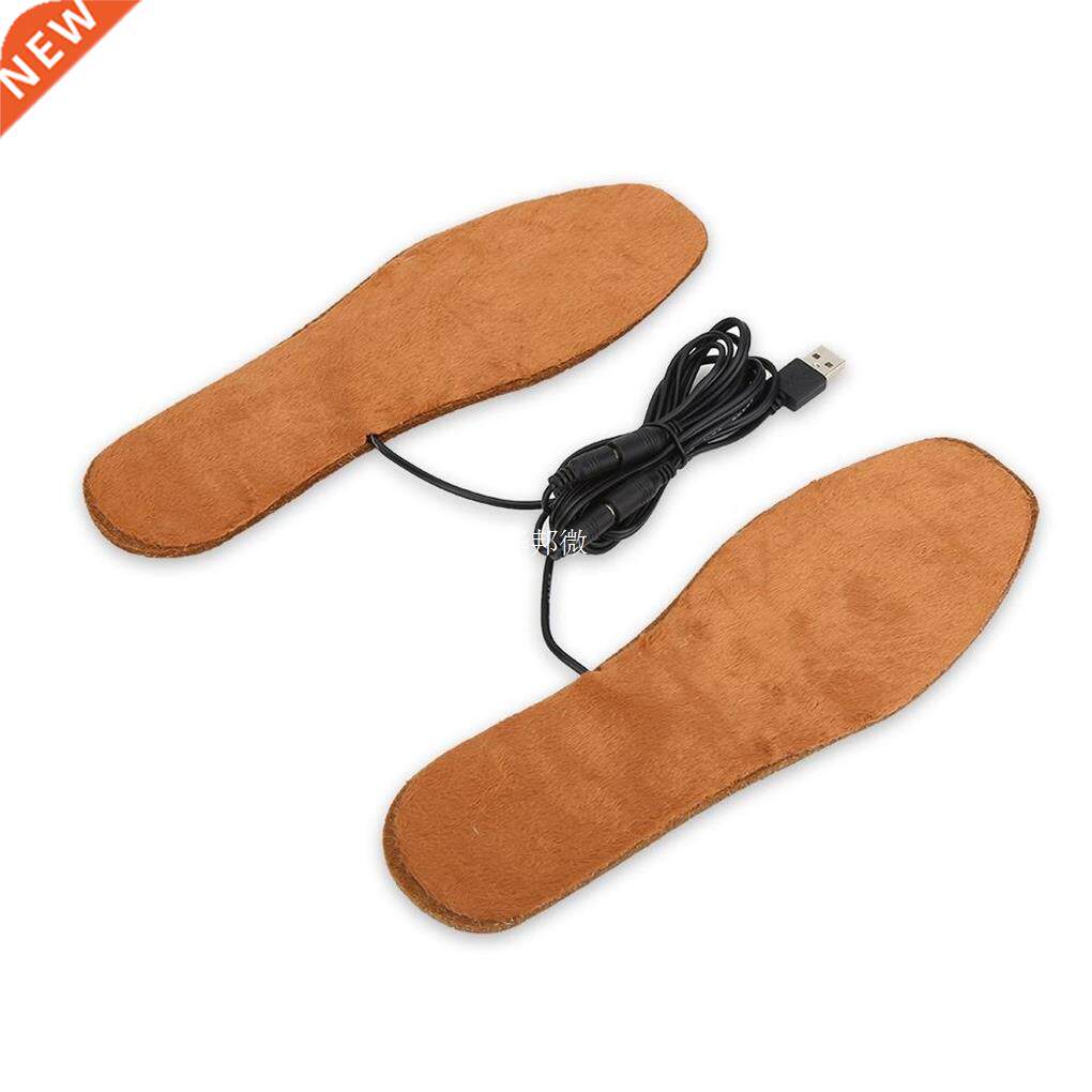USB Electric Powered Insoles Winter Heated Foot Warming Pads - 实物图