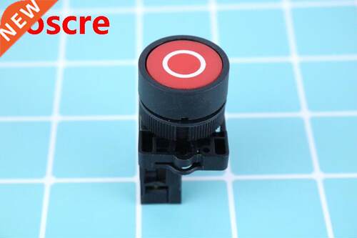 5PCS Marking self reset movable flat head button ZB2-BA4322
