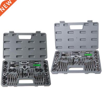 40 Pcs Metric Tap Die Set Hand Threading Tool Tungsten Carbi