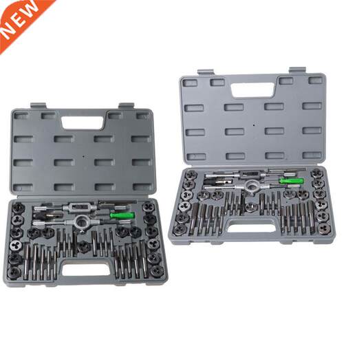40 Pcs Metric Tap Die Set Hand Threading Tool Tungsten Carbi