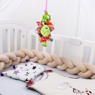 1M/2M/3M/4M Length Newborn Baby Bed Bumper Pure Weaving Plus