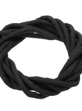 1pc Black Wrap Braided Cable Sleeve Mayitr Heat Insulation G