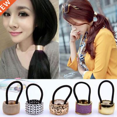 2022 Hairband Pearl Women Hair Accessories Scrunchy Punk Pon