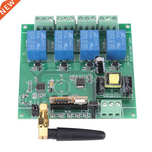 AC220V 4-Channel Relay Module Control Switch Board Accessori