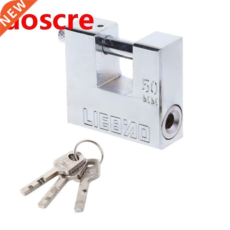 50mm Steel Burglar Padlock Security Safety Lock Antique Hori