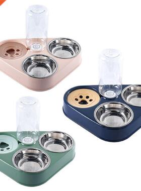 Neck Protection Raised Cat Dishes Pet Feeding Bowl for Small