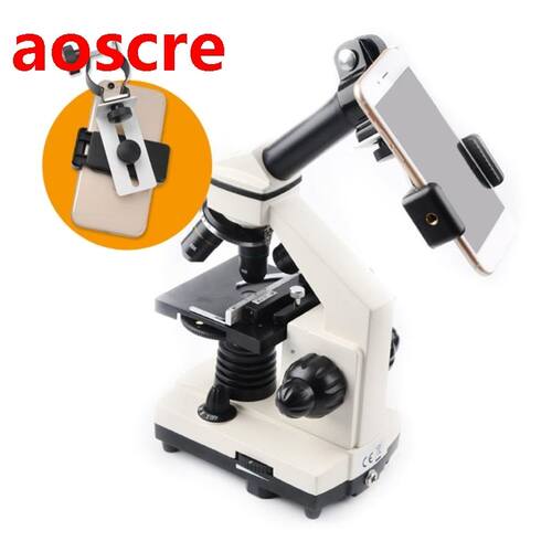 Universal Mobile Phone Adapter Clip Bracket Holder Mount Mic
