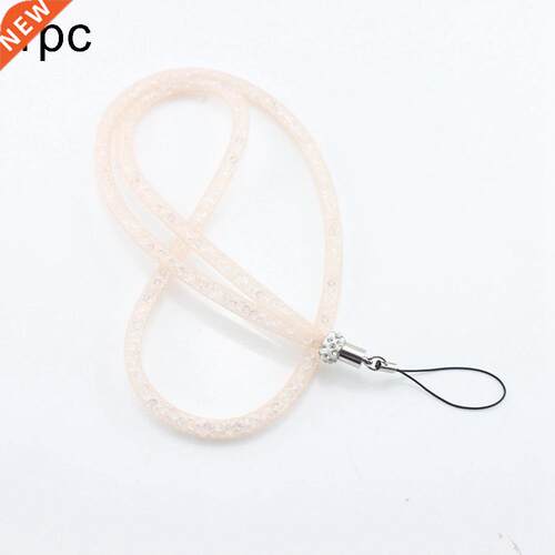 Charm Cord Bling Rhinestone Nylon Diamond Colorful Phone Lan