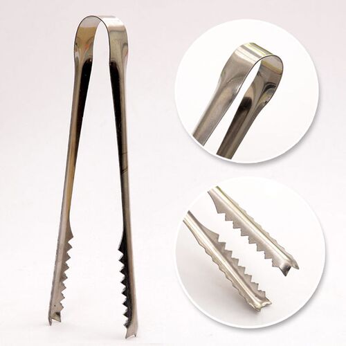 1Pcs New Stainless Steel Barbecue BBQ Clip Bread Food Ice Cl