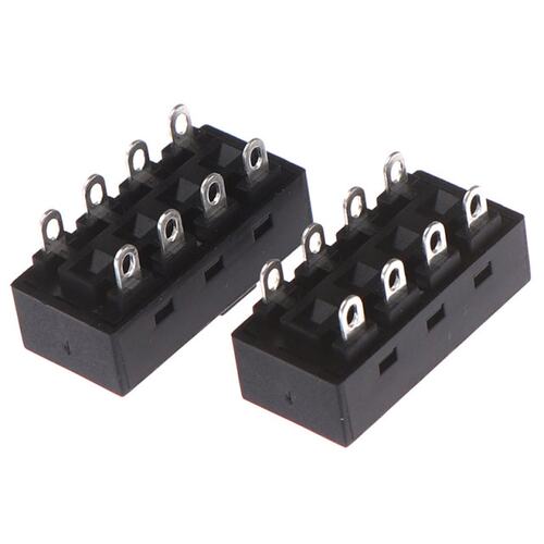 2pcs 12A 250V 3 Position 8 Pin Toggle Slide Switches LQ-103H