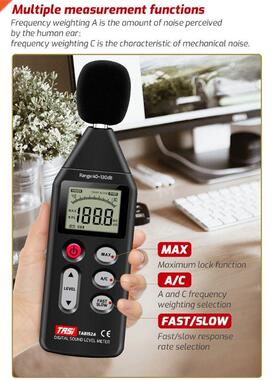 TA8152A Handheld Noise Measuring Instrument db Meter 40~130d
