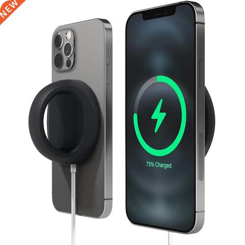 Magnetc Wreless Charger Case Cover Rng Stand Holder For
