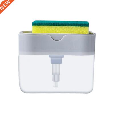 Soap Dspenser Pump Wth Sponge Manual Press Cleanng Lqud