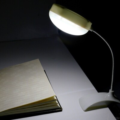 Flexible Clip-on Table Lamp LED Clamp Reading Study Bed Lapt