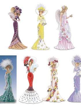 5D DIY Special-shape Diamond Painting Lady Partial Drill Mos