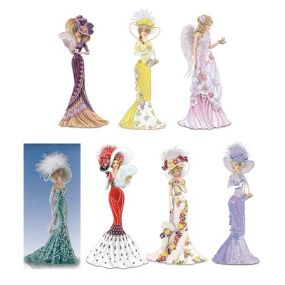 5D DIY Special-shape Diamond Painting Lady Partial Drill Mos