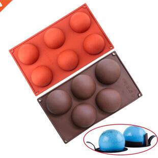 5/6 Grids Chocolate Sphere Mold Half Ball Mold Hemisphere Sh
