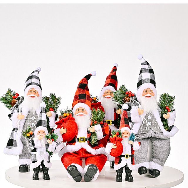 2022 New Year Christmas Dolls Tree Decor Claus Ornament Rein-封面