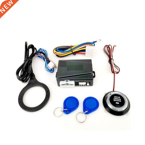 12V Car Engine Push Starts Button RFID Ignition Starter Keyl