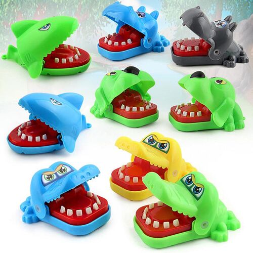 Novelty Toys Crocodile Hippo Puppy Shark Tooth Dentist Game