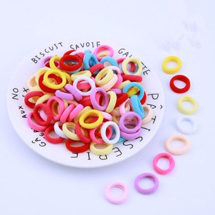 100pcs/lot Girls Hair Bands Elastic Rubber Band Kids Hair Ro