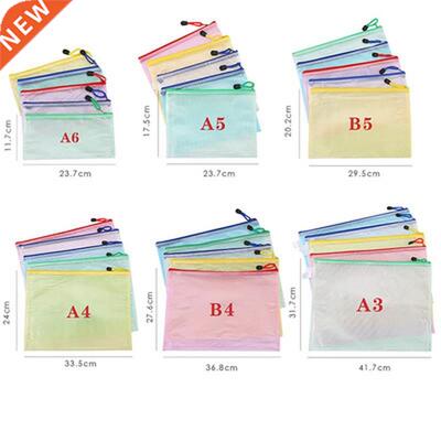 Stationery Storage Folder File Folder Waterproof Zipper File