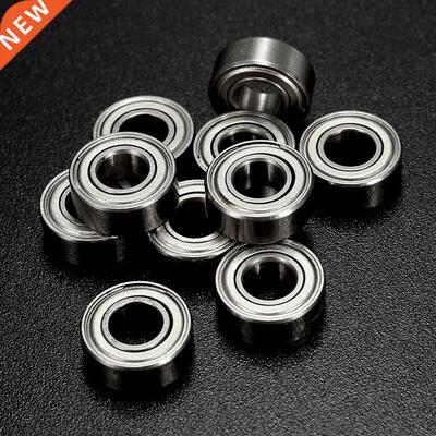 10pcs Doule Shielded Miniature High-caron Steel Single Row