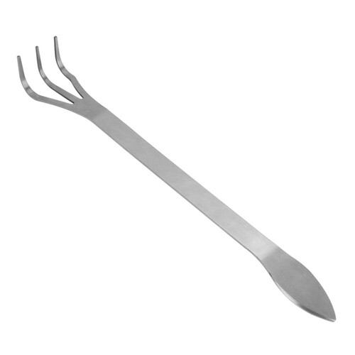 Bonsai Tools 3-Prong Stainless Steel Root Rake Kit with Ergo