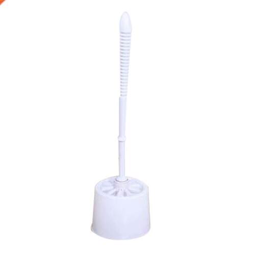 Round White Lavatory Loo Brush Open Brush 510283