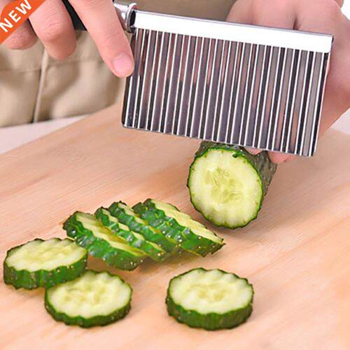 2019 Hot New Kitchen Knives Tools High Quality Potato Wavy E