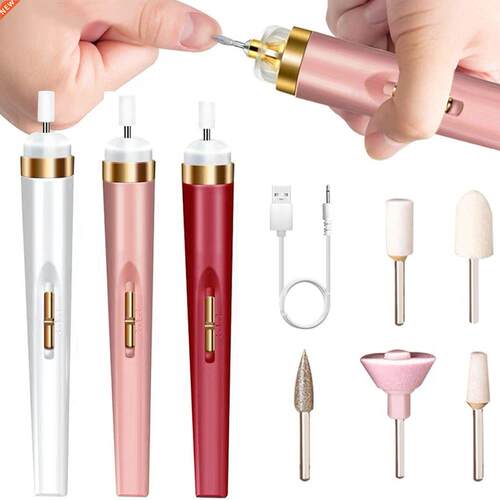 USB Professional Electric Pen-Shape Nail Grinder Machine LED