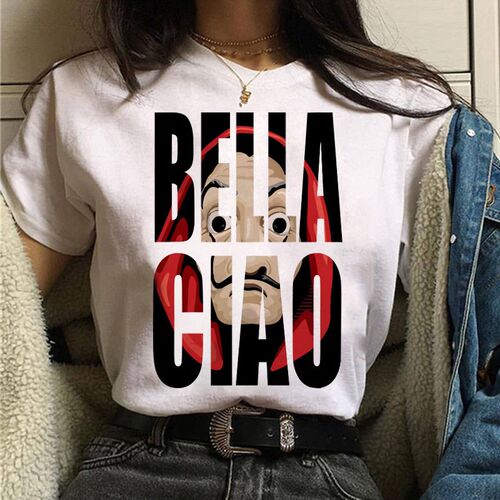 La Casa De Papel Tshirt Money Heist Tees TV Series T Shirt W