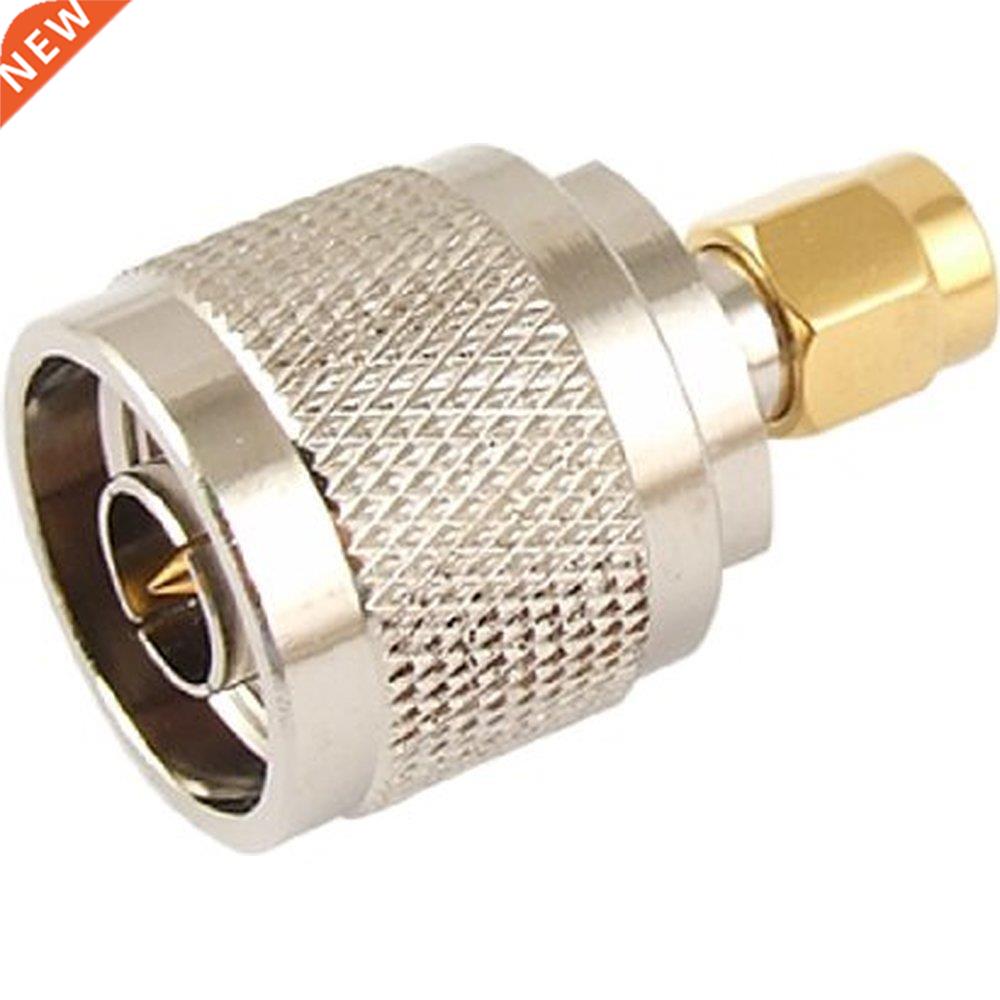 2Pcs N Type male Plug to SMA Male Plug Straight RF Coax Adap