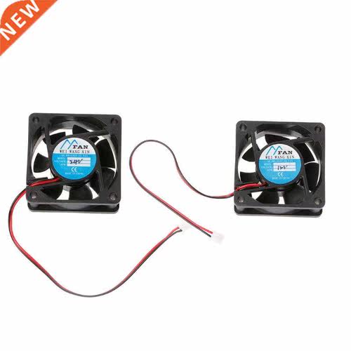 60mm×60mm×25mm DC 12V 24V 2-Pin Cooler Brushless