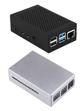 for Raspberry Pi 4B Case Aluminum Case RPI 4B Metal Shell Si