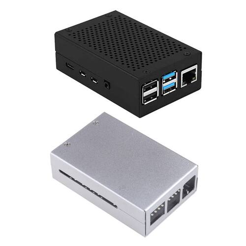 for Raspberry Pi 4B Case Aluminum Case RPI 4B Metal Shell Si
