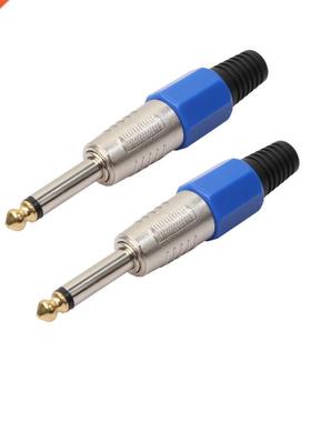 Microphone Cable Plug Mono Pho/4 6.5mm Plug Connector C